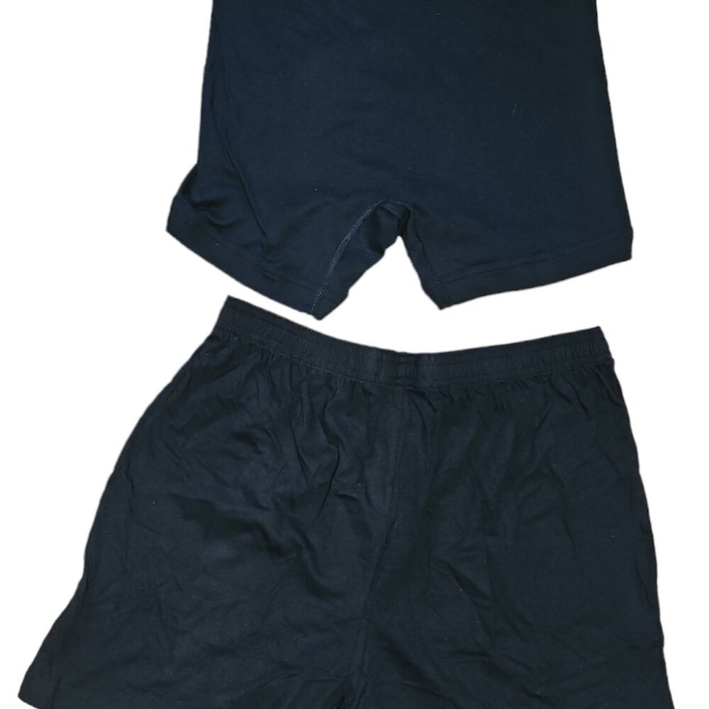 DIP Men's Pack of 2 Underwear and Short Pajama Cotton Black Size M - Picture 3 of 5